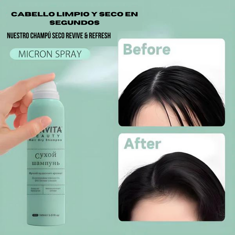 SHAMPOO EN SECO - Frescura y Volumen al Instante