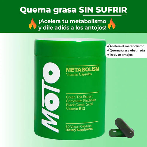 MOTO Metabolismo | OFERTA 1 DE REGALO