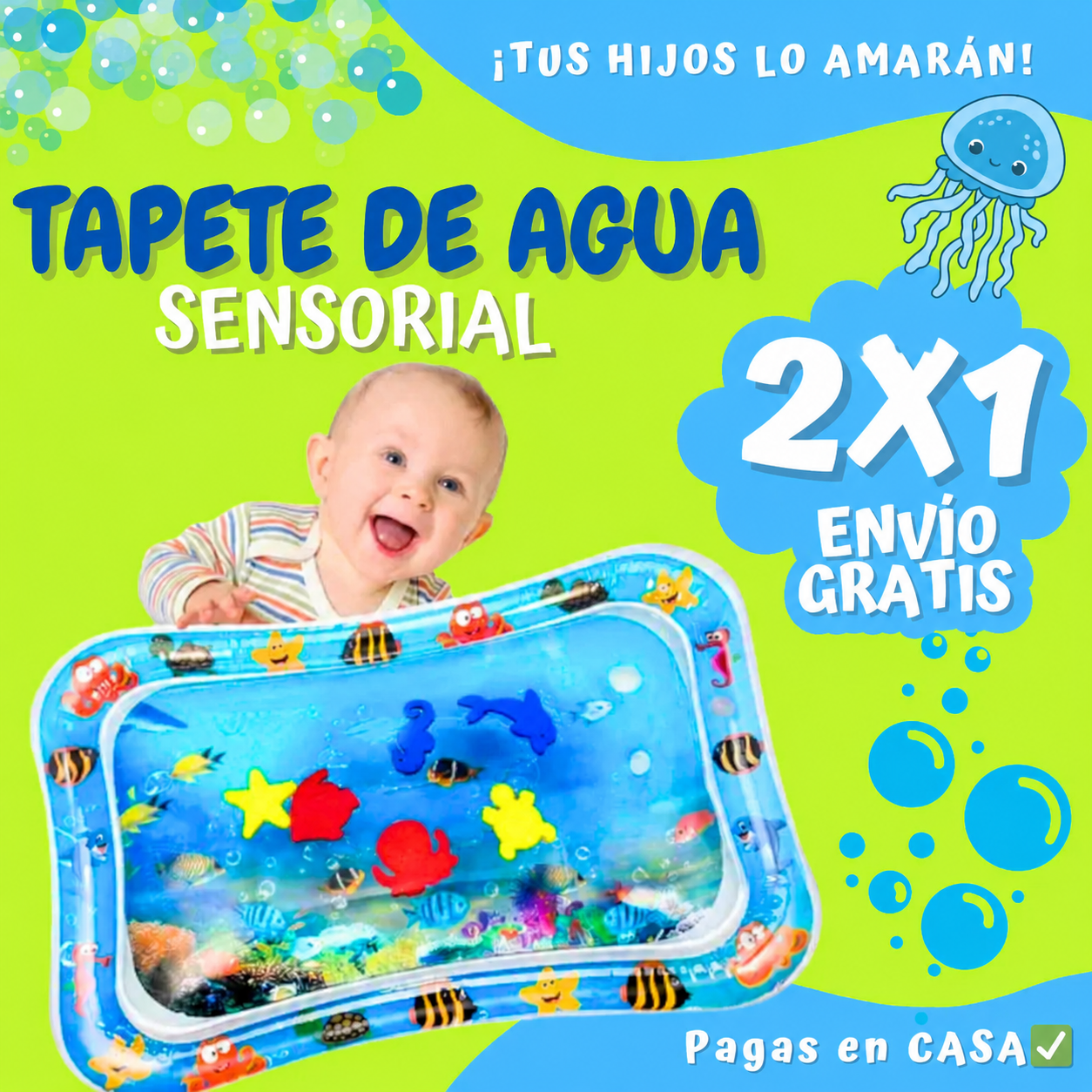 Tapete de Agua Sensorial 2X1