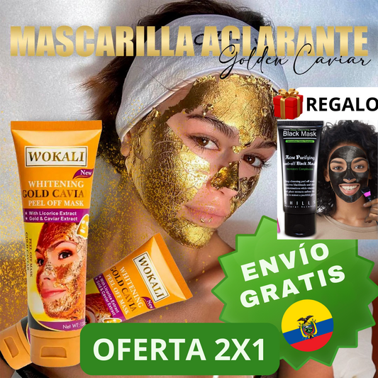 2X1 Mascarilla de Oro + 1 Mascarilla "Black Mask" de Regalo 🎁